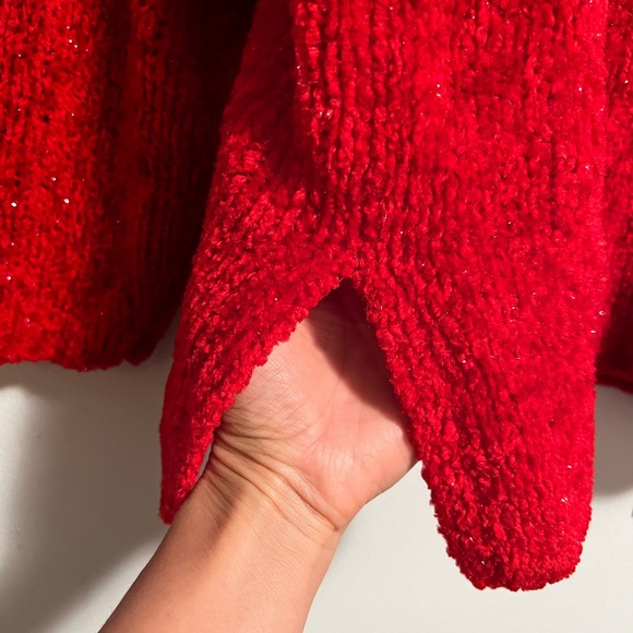 American Weekend red turtleneck sweater - Picture 8 of 11